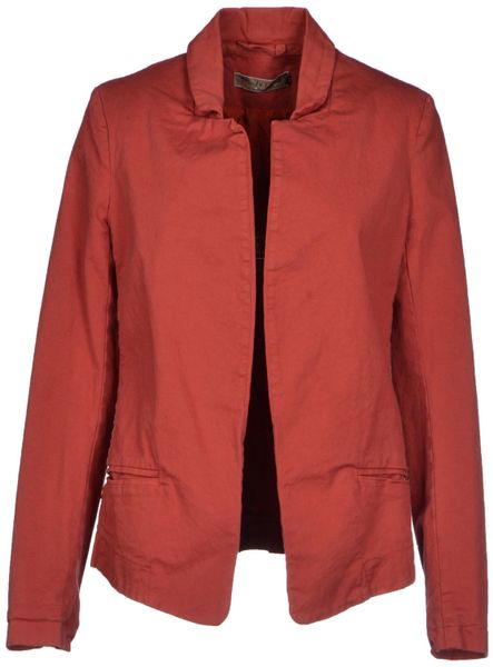 Manila Grace Blazer in Red (Brick red)