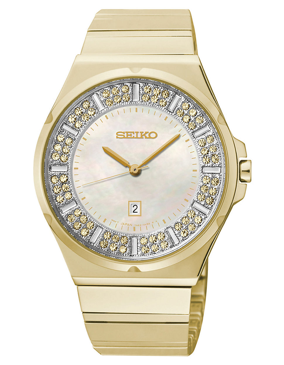 seiko gold tone watch