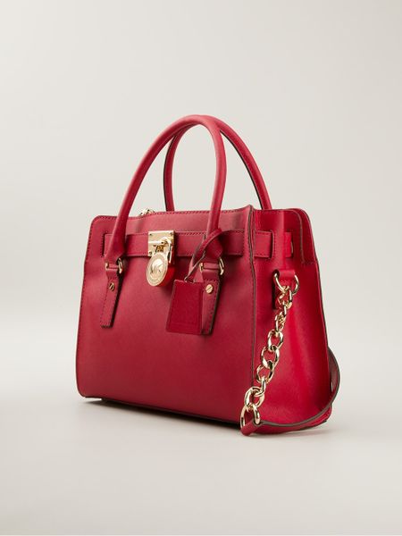 Michael Kors Hamilton Bag Red - $230 (25% Off Retail) New With Tags - From  chloe