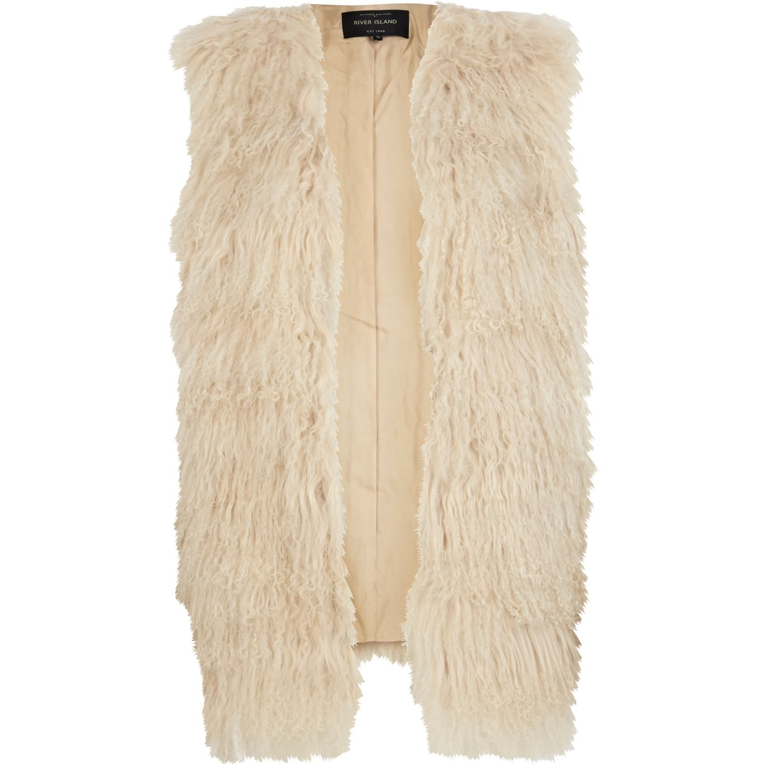 long gilet river island