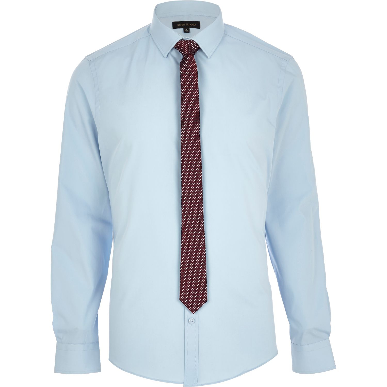 river island shirt and tie sets