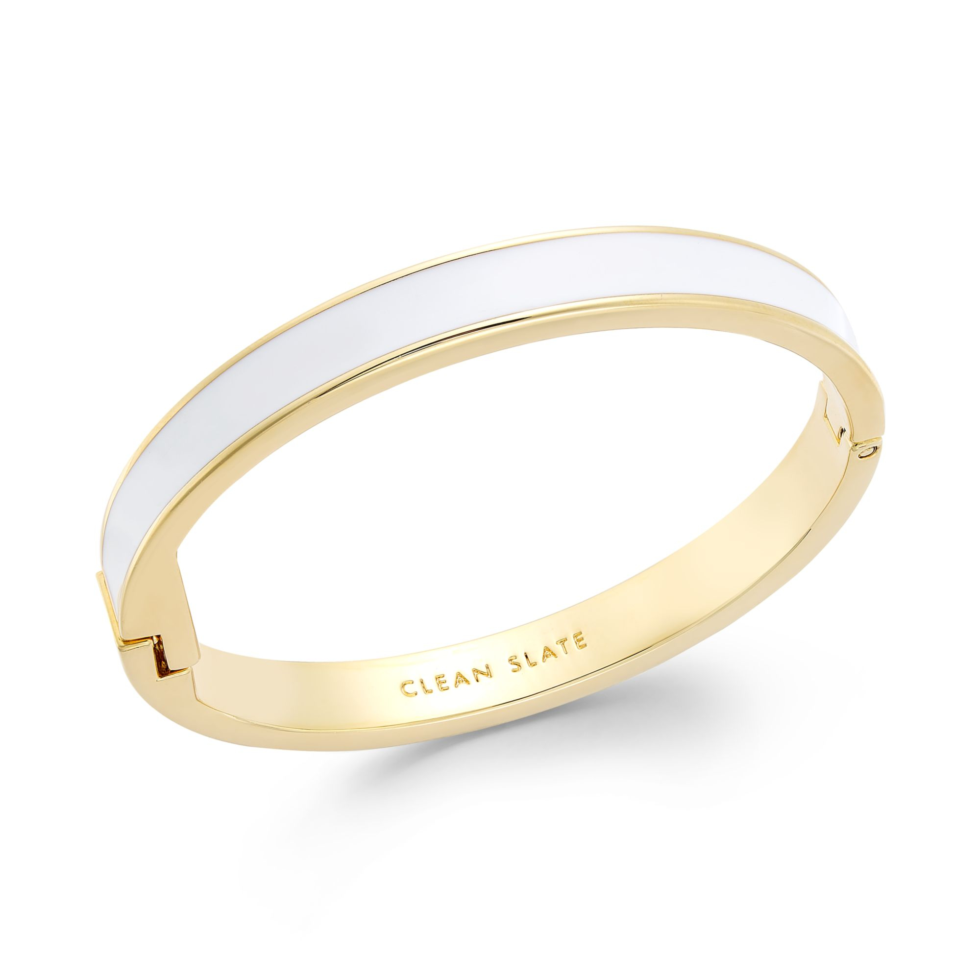 kate spade white bangle bracelet