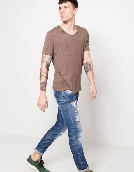 jeans pull and bear skinny