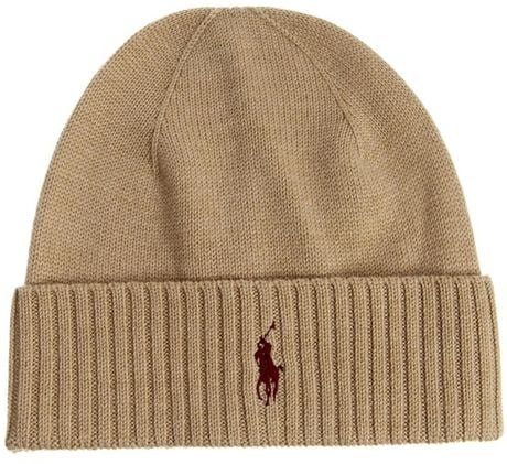 ralph lauren men's beanie hat