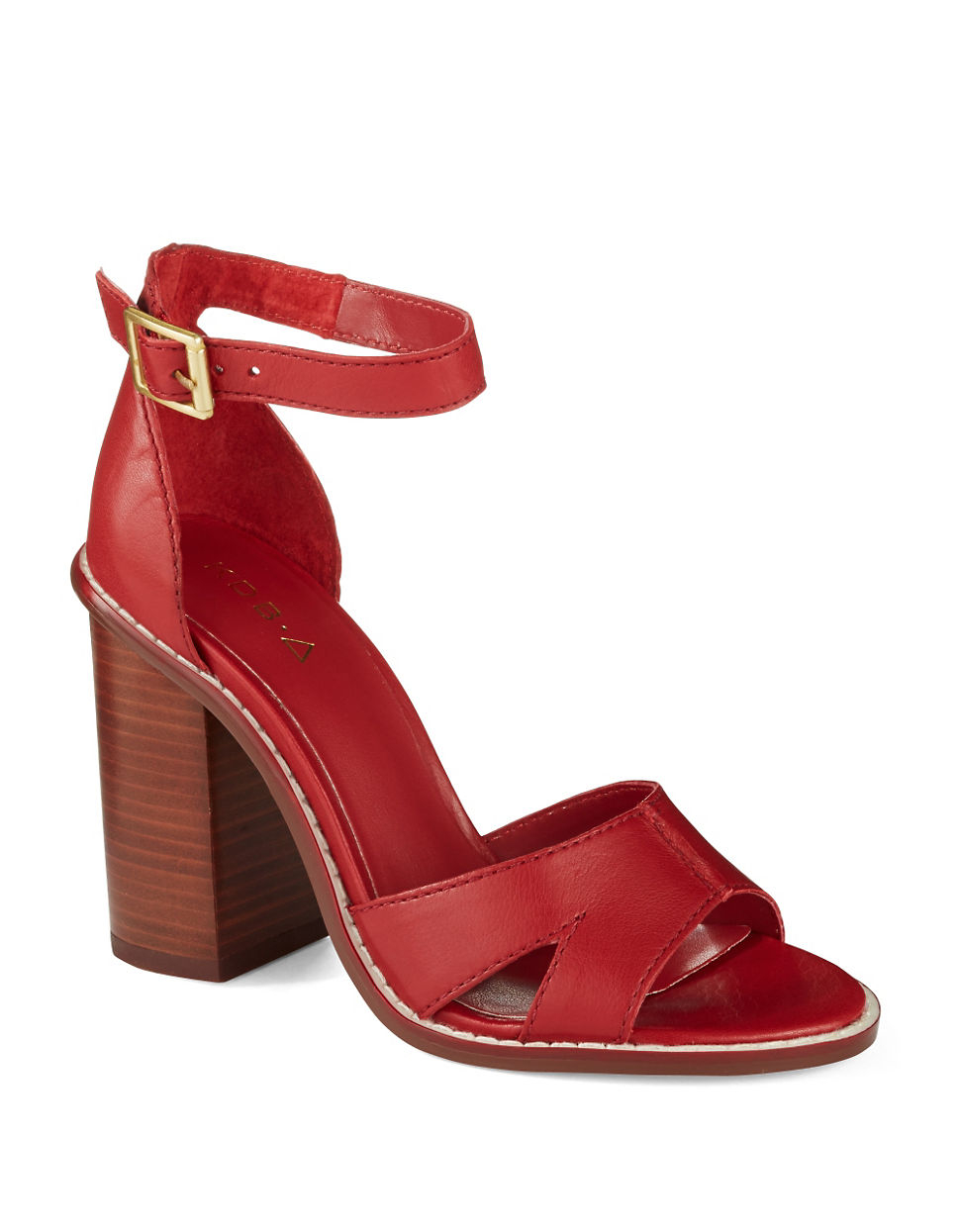 Kelsi Dagger Barcelona Chunky Heeled Sandals in Red (SEAL RED) | Lyst