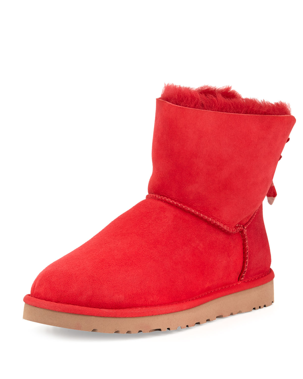 ugg red bailey bow