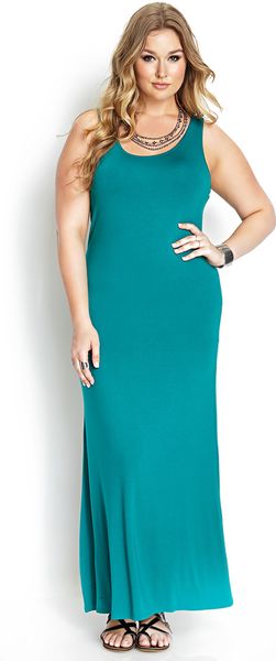 Forever 21 Favorite Maxi Dress in Blue (Teal)