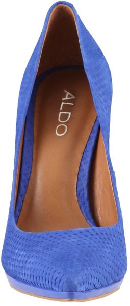 Aldo Kristina Pointed Toe Stilleto Court Shoes in Blue | Lyst