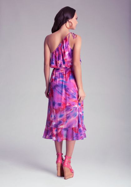 bebe purple dress