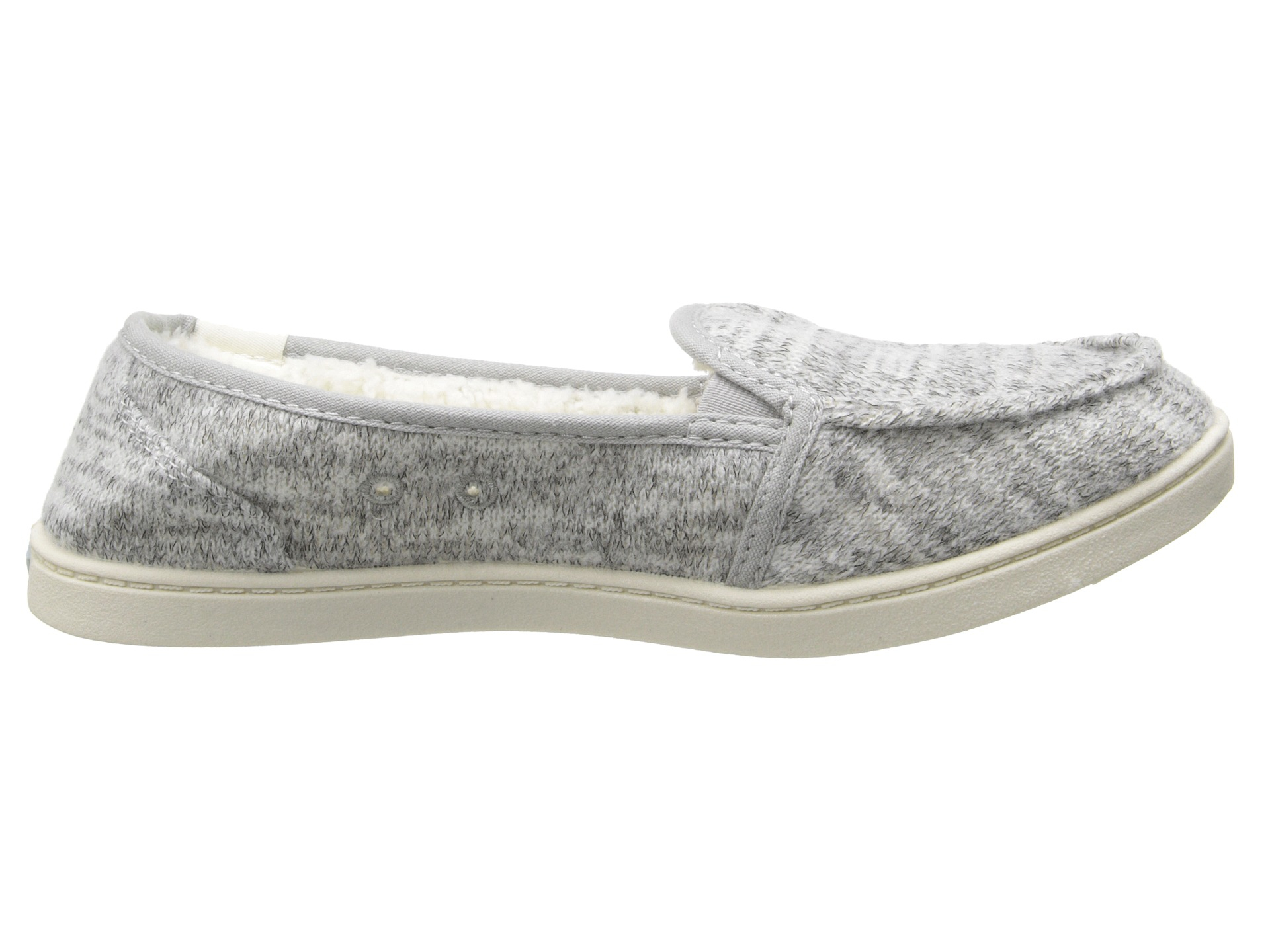 roxy grey slip on shoes