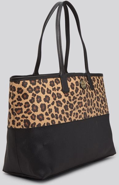 tory burch cheetah tote