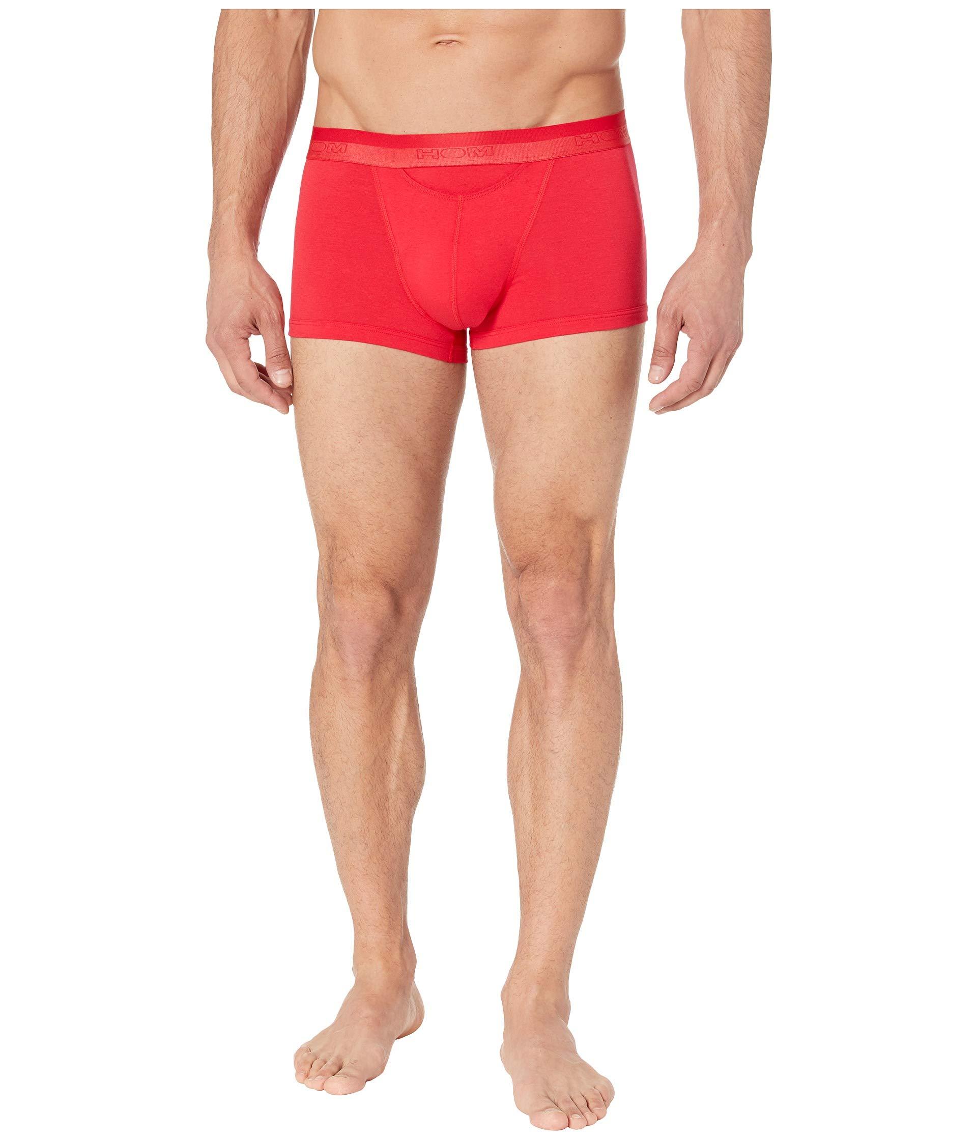 Hom Cotton Boxer Briefs Ho1 In Red For Men Lyst