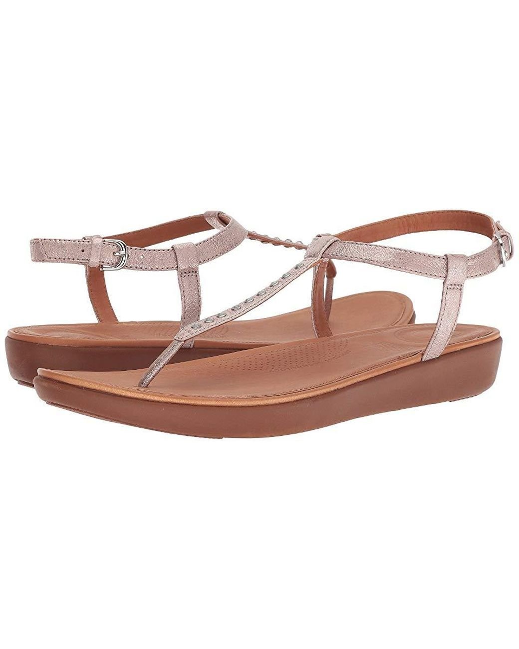 NudeSave Tia Fitflop Toe Sandalsblushmetallic Thong nP8wX0kO