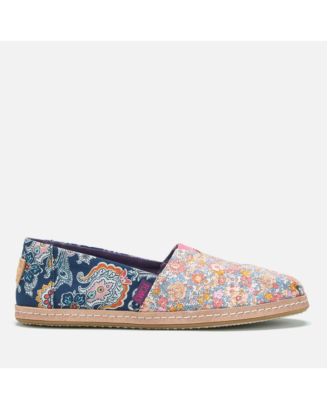 toms classic printed alpargata espadrille flat