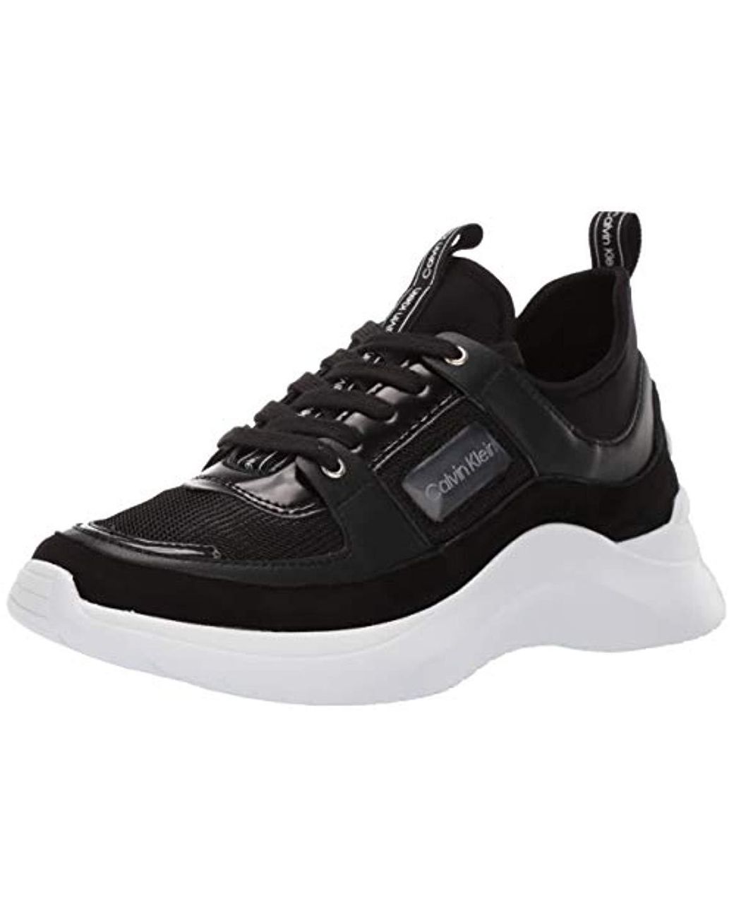 calvin klein ultra leather neoprene sneakers