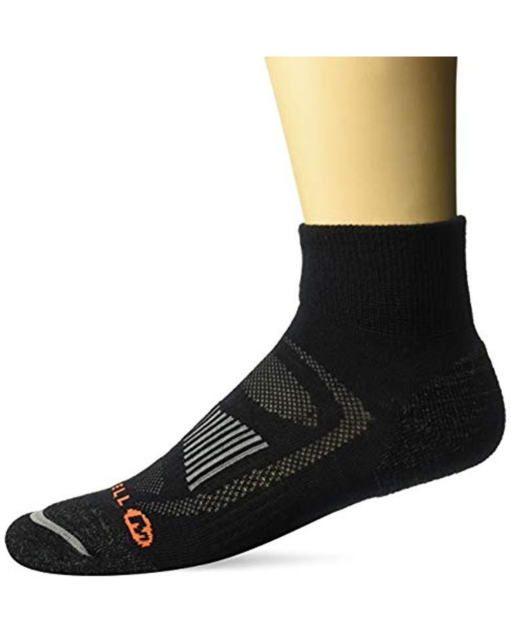 Merrell 1 Pack Cushioned Zoned Light Hiker Socks (low/quarter/crew