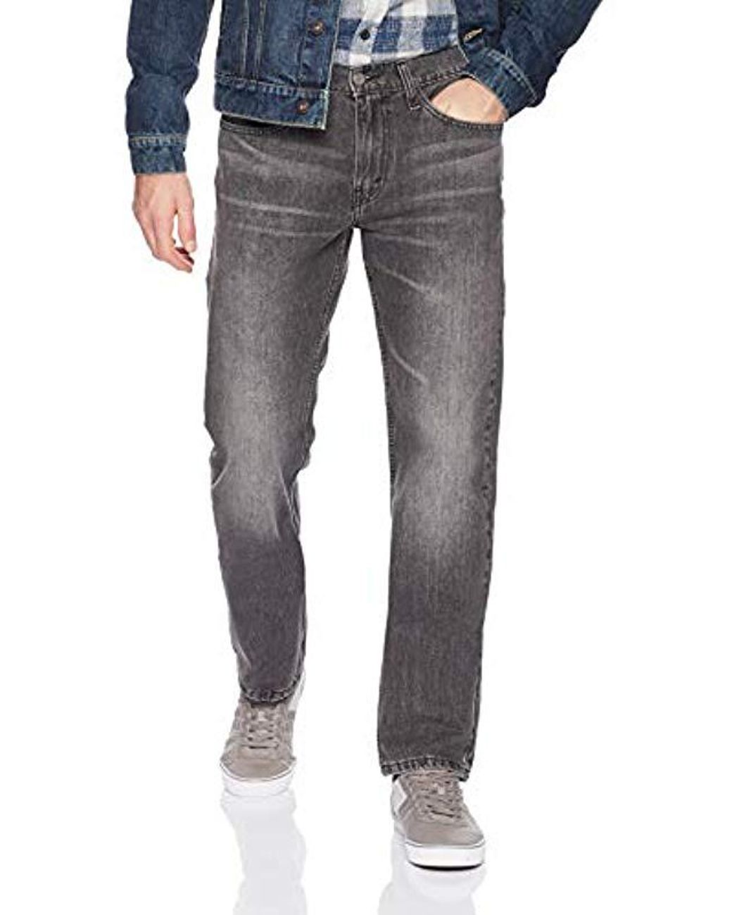 levi 514 grey jeans