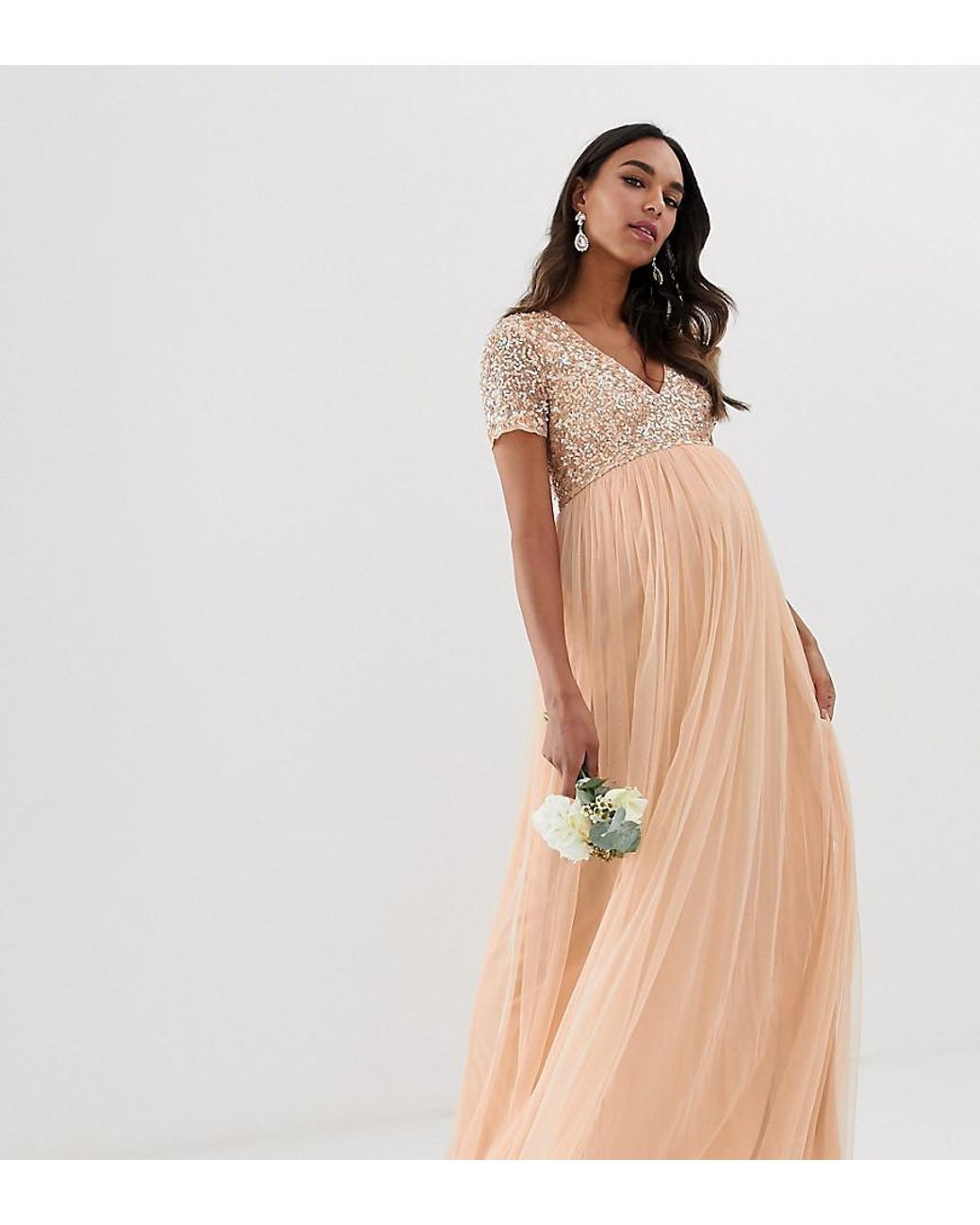 asos maya maternity bridesmaid dress