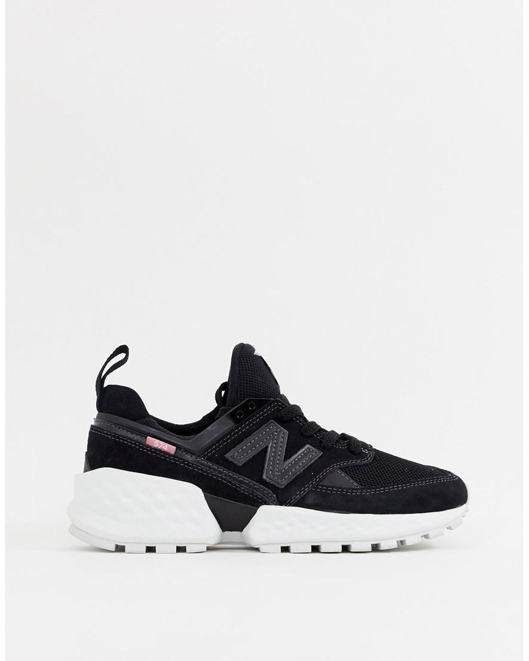 New Balance Caucho Zapatillas negras 574 Sport V2 en Negro New Balance Caucho Zapatillas negras 574 Sport V2 en Negro
