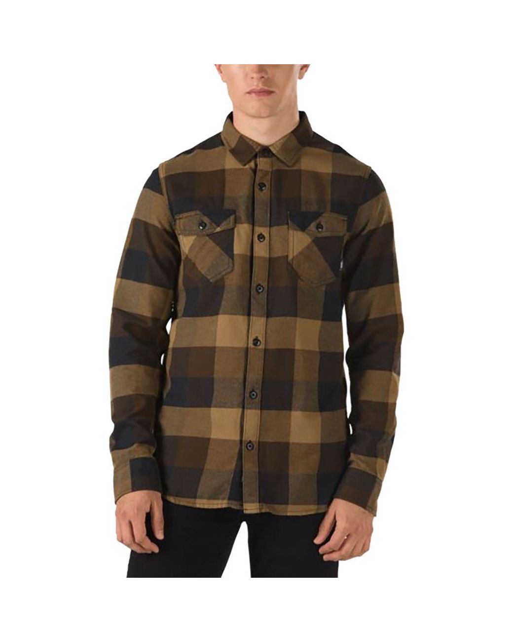 box flannel shirt vans