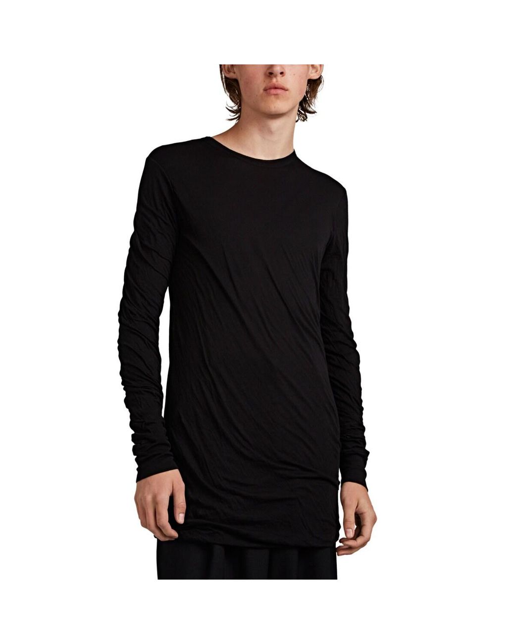 rick owens long t shirt