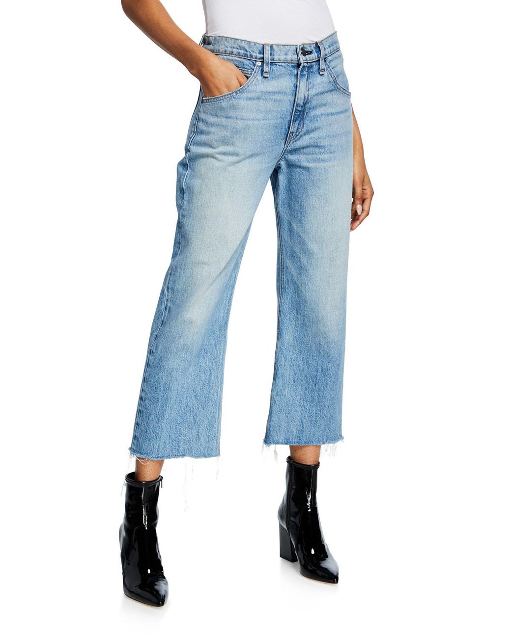 ankle baggy jeans