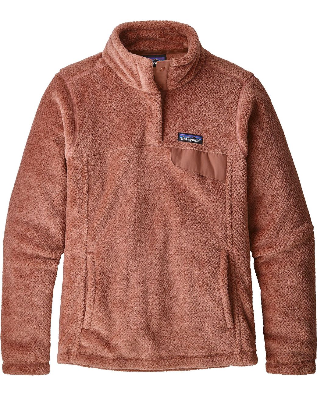 Patagonia Re-tool Snap-t Fleece Pullover in Pink - Lyst