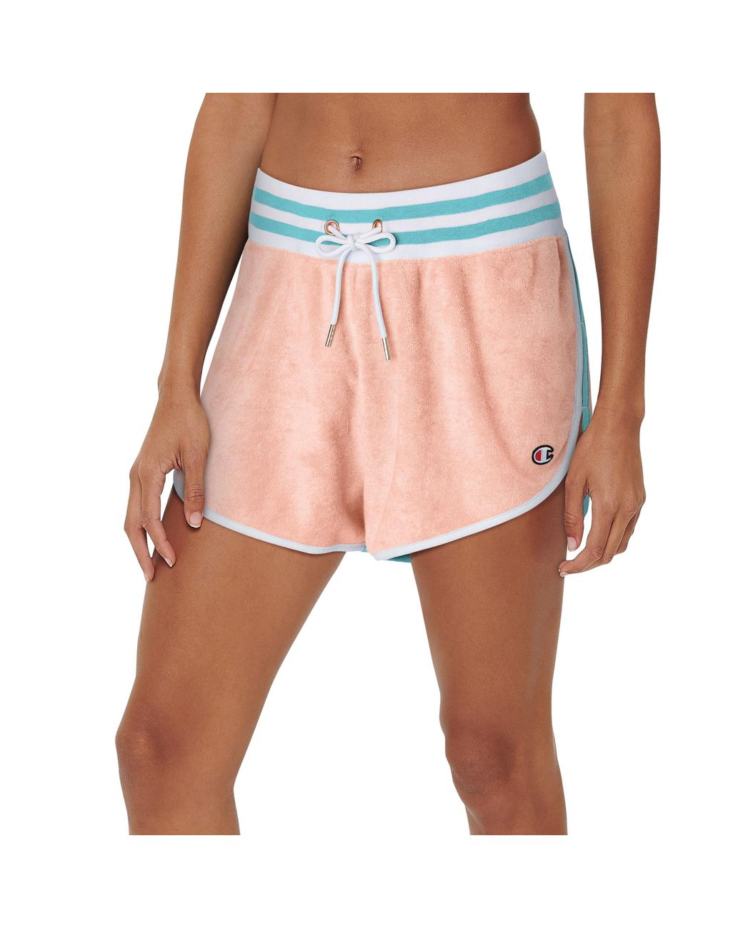 Champion Primer Pink Terry Cloth Modern Shorts 