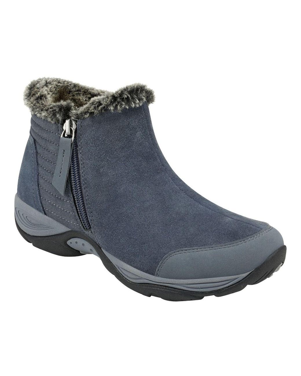 Easy Spirit Rubber Elinot Ankle Booties in Gray - Lyst