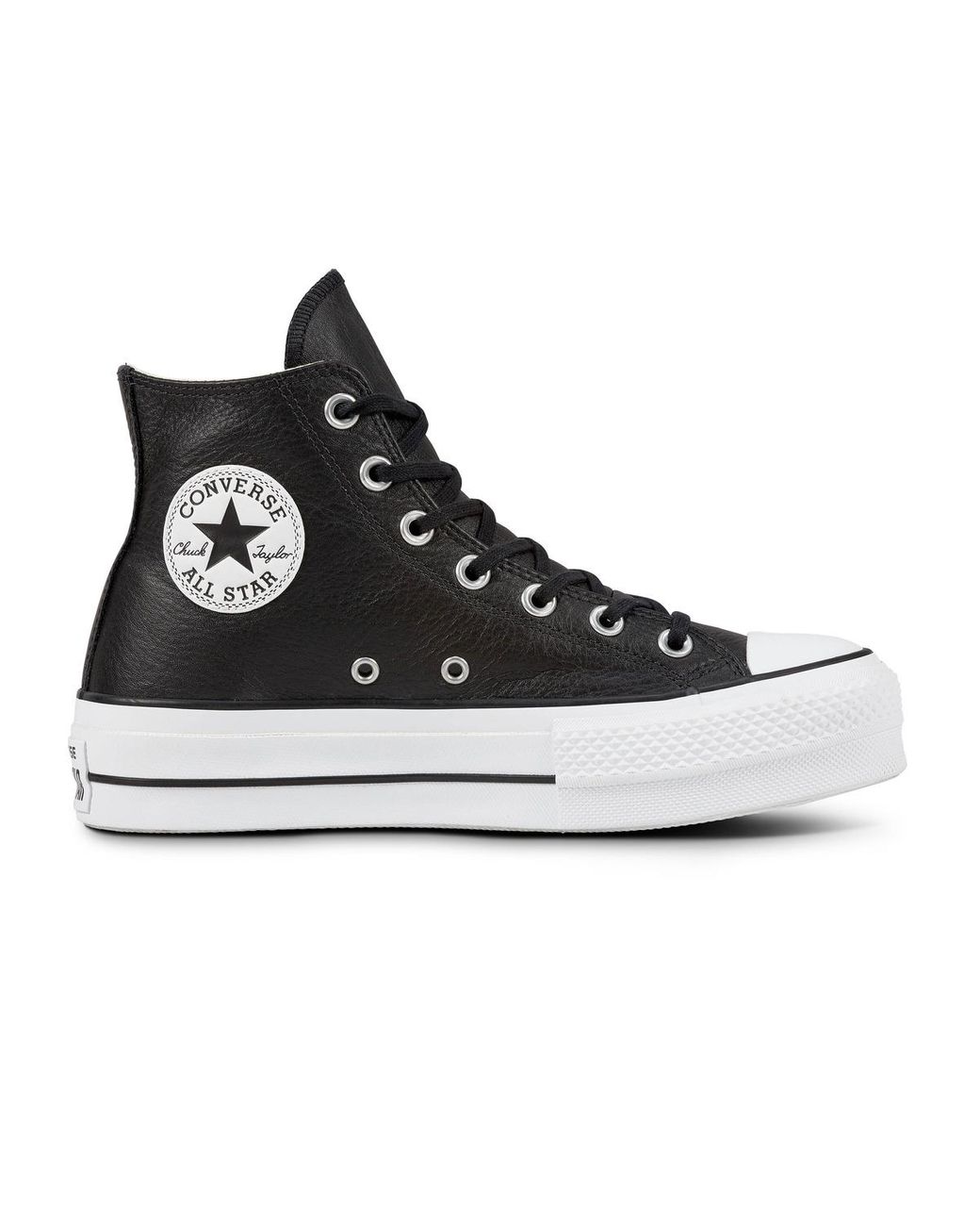 Converse Chuck Taylor All Star Lift Clean Platform High Leather Casual ...