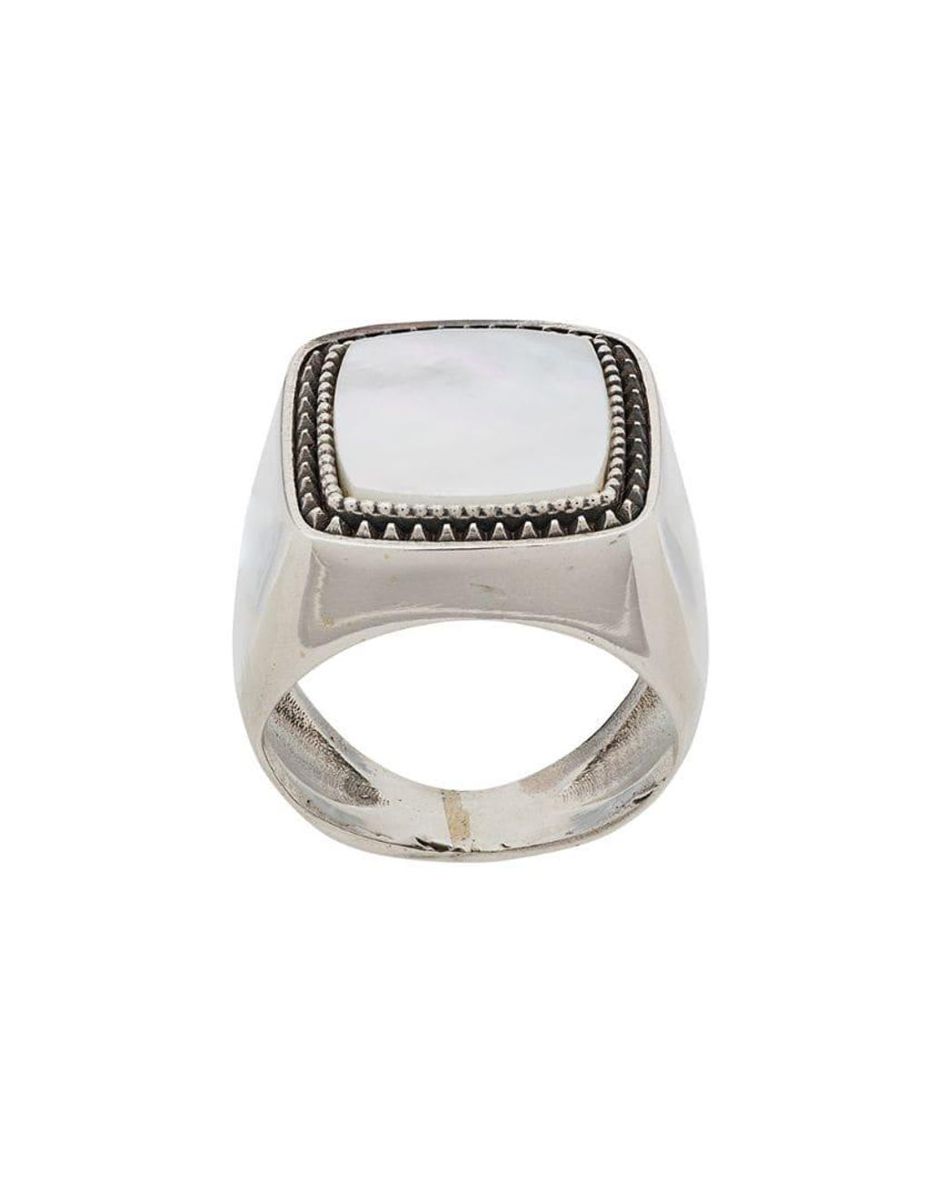 Emanuele Bicocchi Stone Embellished Ring in Metallic - Lyst