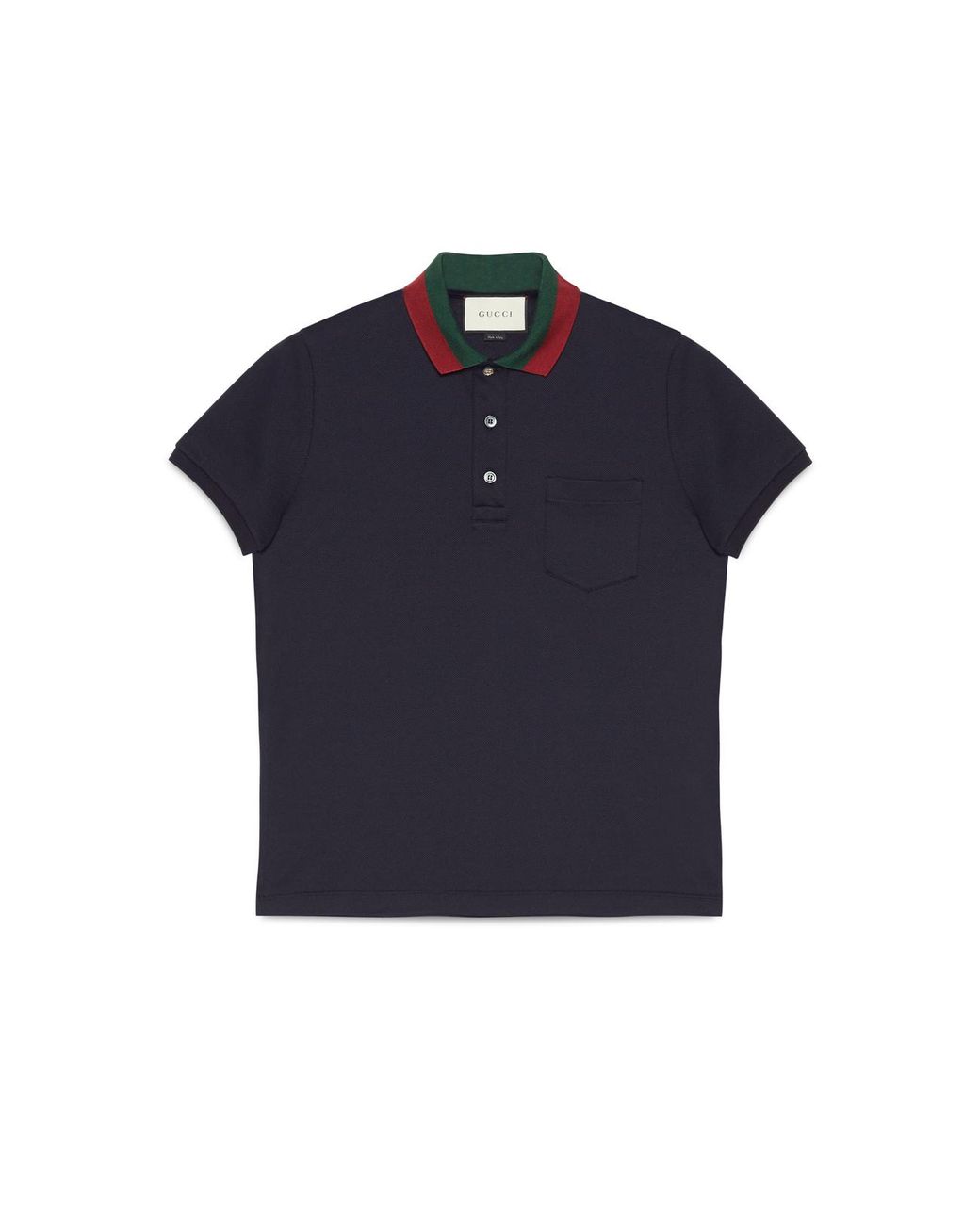 gucci web collar polo shirt