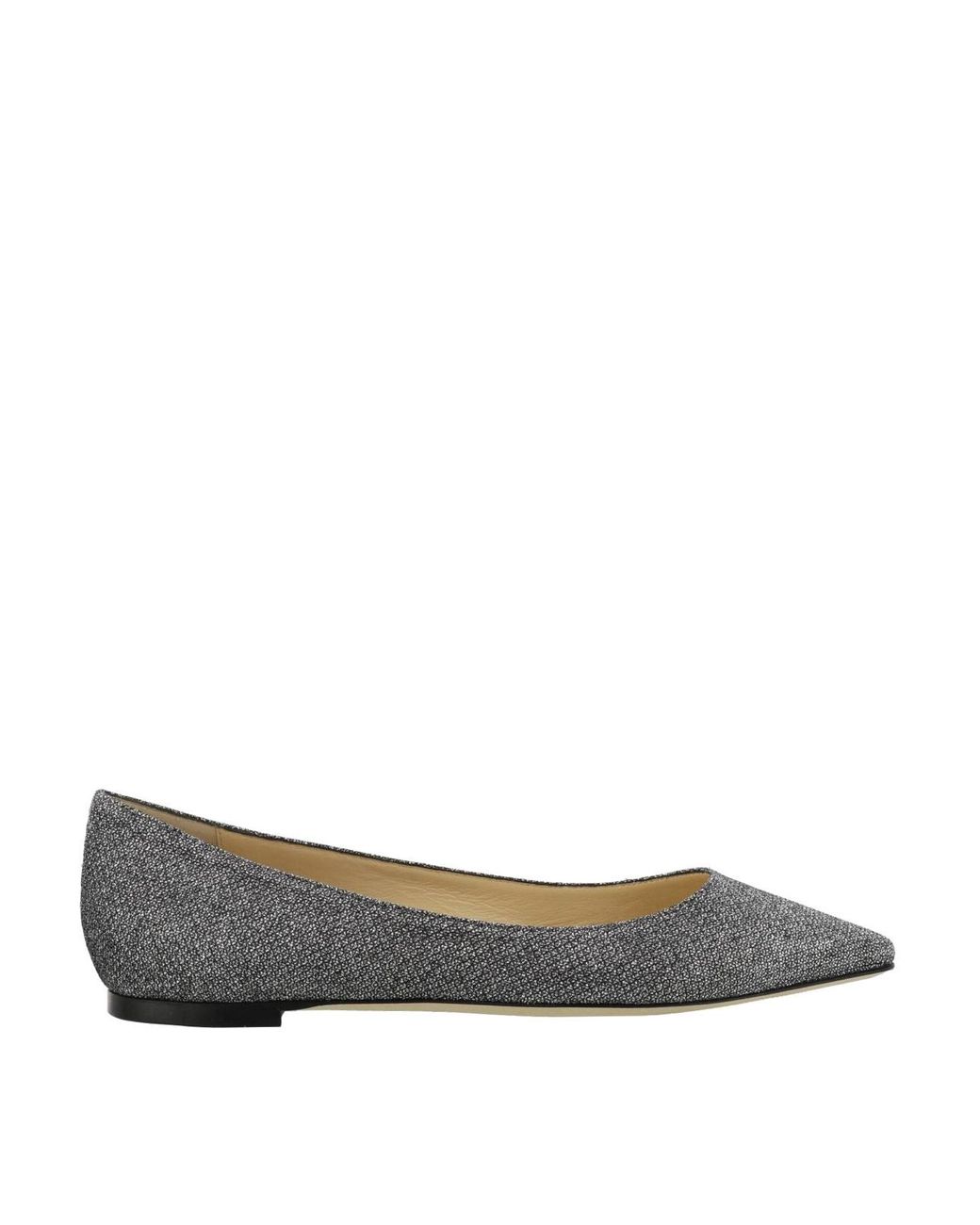 jimmy choo romy flat glitter