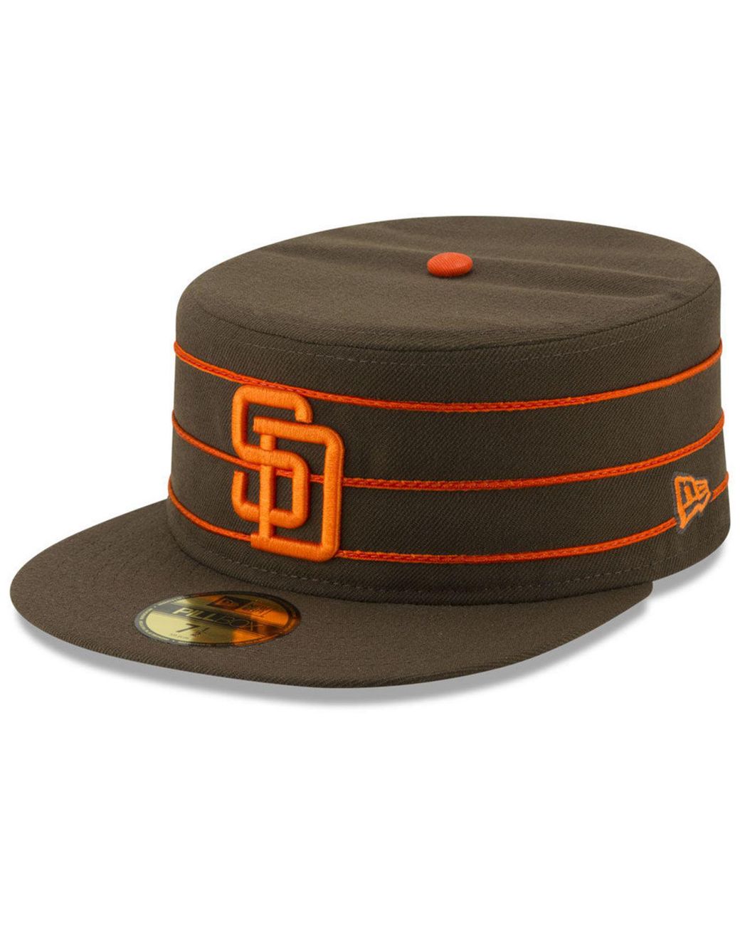 KTZ San Diego Padres Pillbox 59fiftyfitted Cap in Brown for Men Lyst