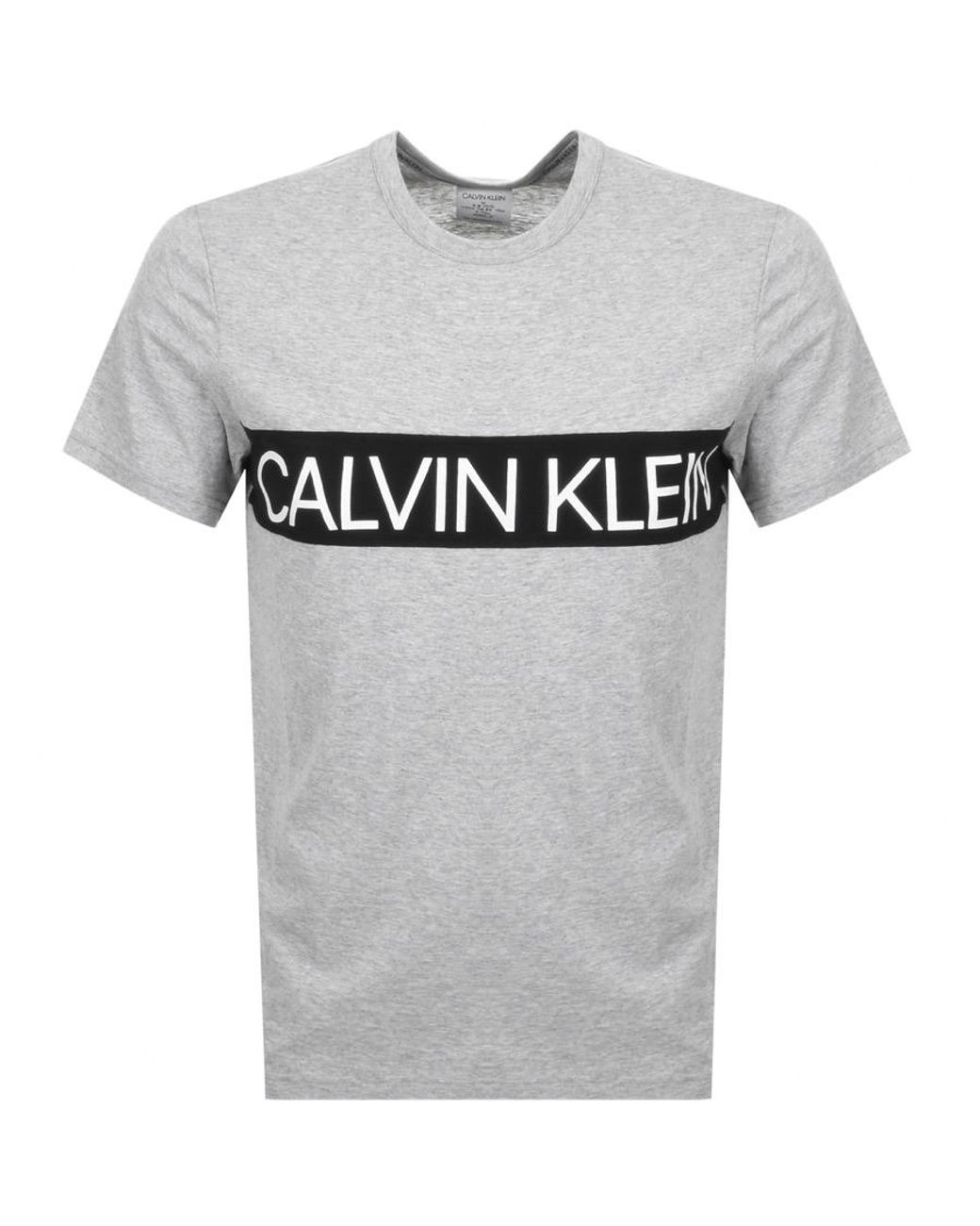 Lyst - Calvin Klein T-shirt - Statement 1981 in Gray for Men