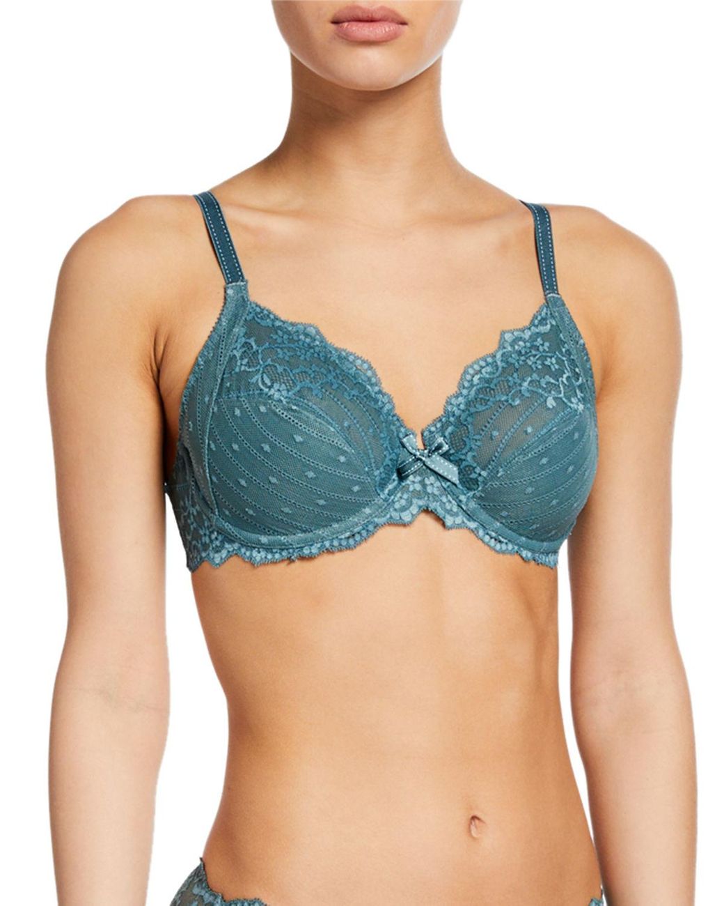 Chantelle Rive Gauche Underwire Bra in Blue Lyst
