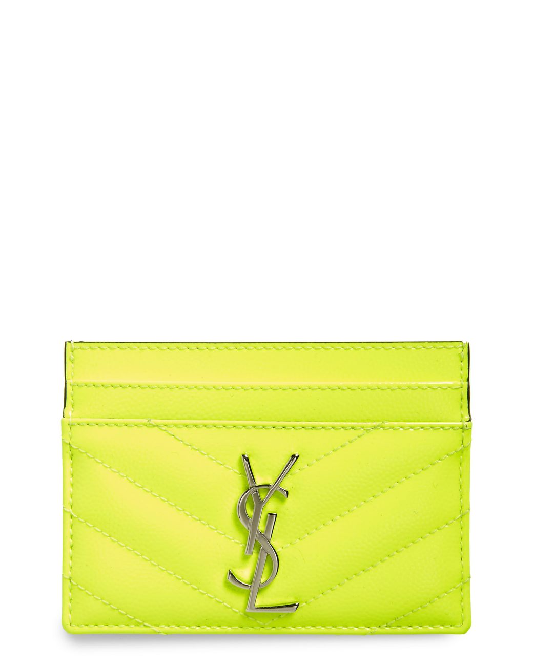 neon ysl purse