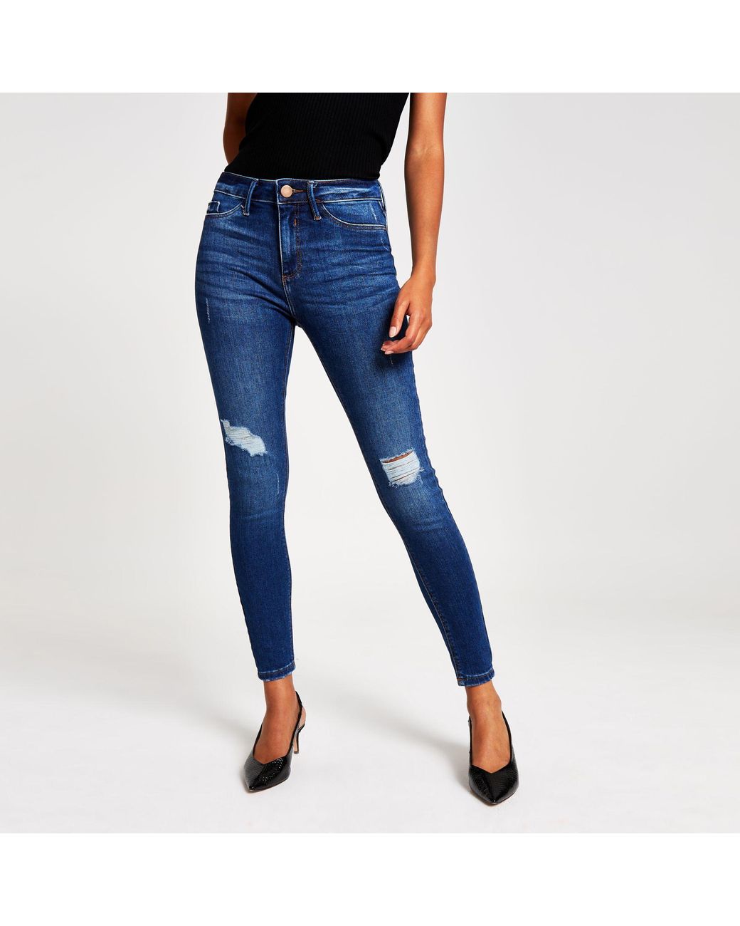 blue molly mid rise jeggings