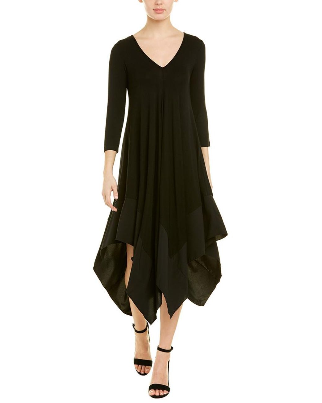 Gracia Midi Dress in Black - Lyst