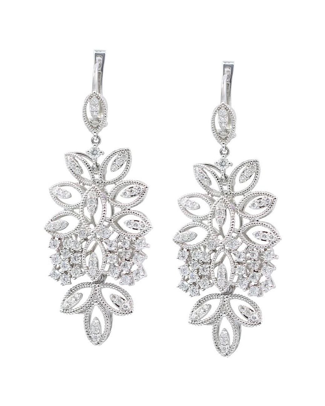Diana M. Jewels . Fine Jewelry 18k 1.91 Ct. Tw. Diamond Drop Earrings