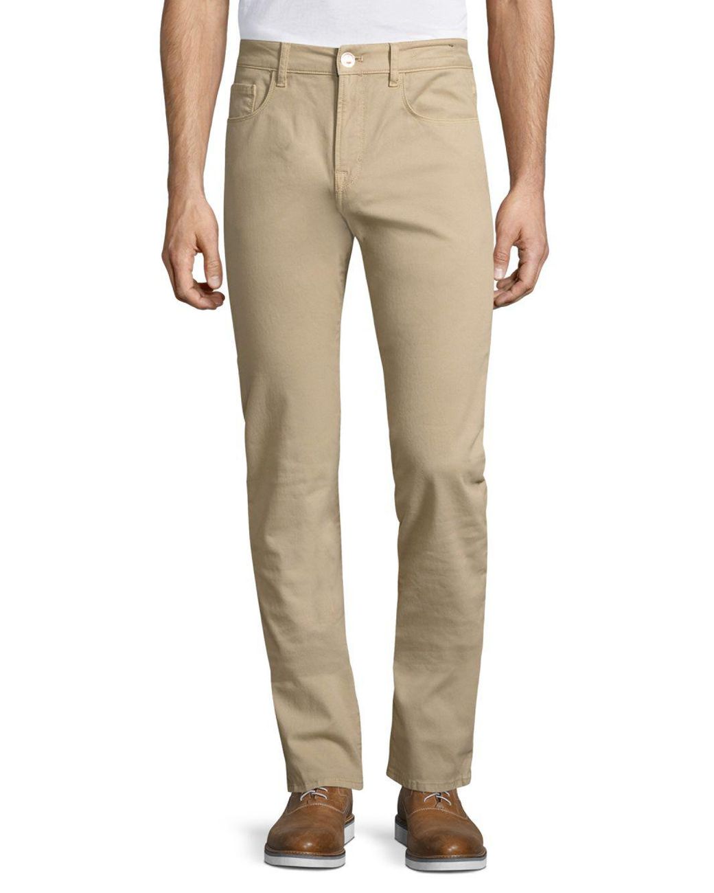 PT01 Lux Slim Stretch Pt05 Tricotine Jeans in Natural for Men - Lyst