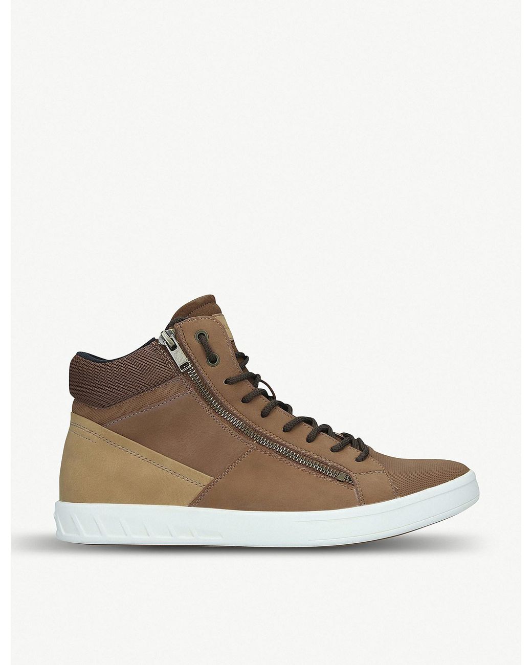 Lyst - ALDO Peohtric Mid-top Trainers in Brown for Men