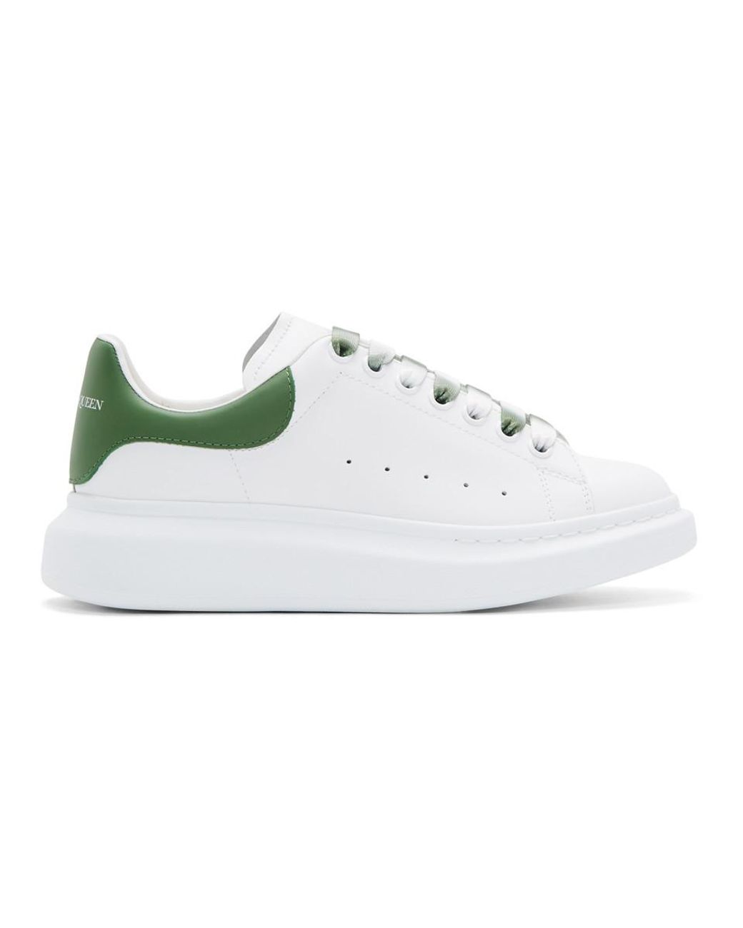 alexander mcqueen oversized degrade leather sneakers