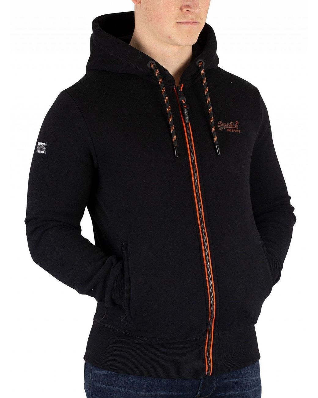superdry orange label jogger