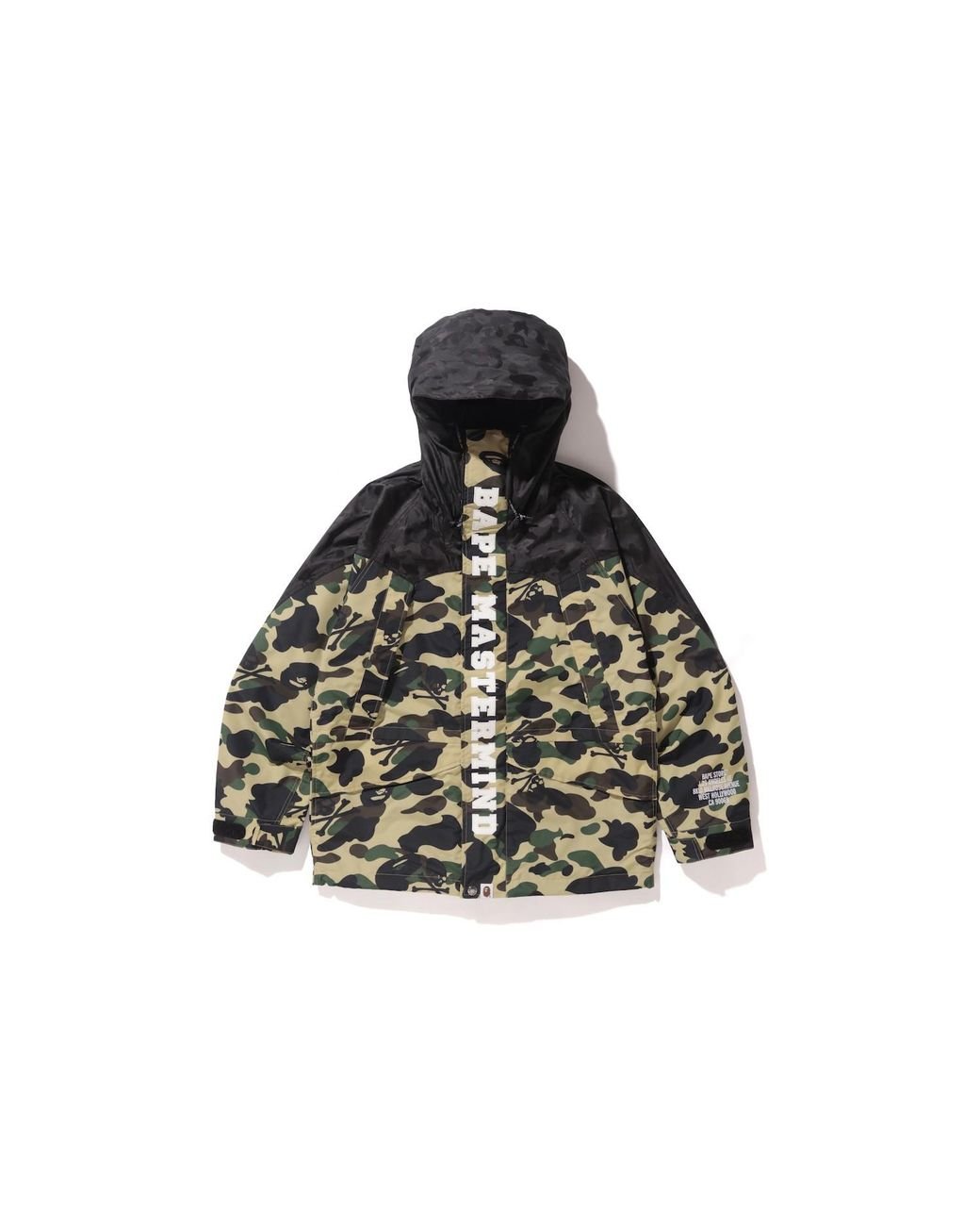 A Bathing Ape X Mastermind 1st Camo Snowboard Jacket Yellow in Yellow ...