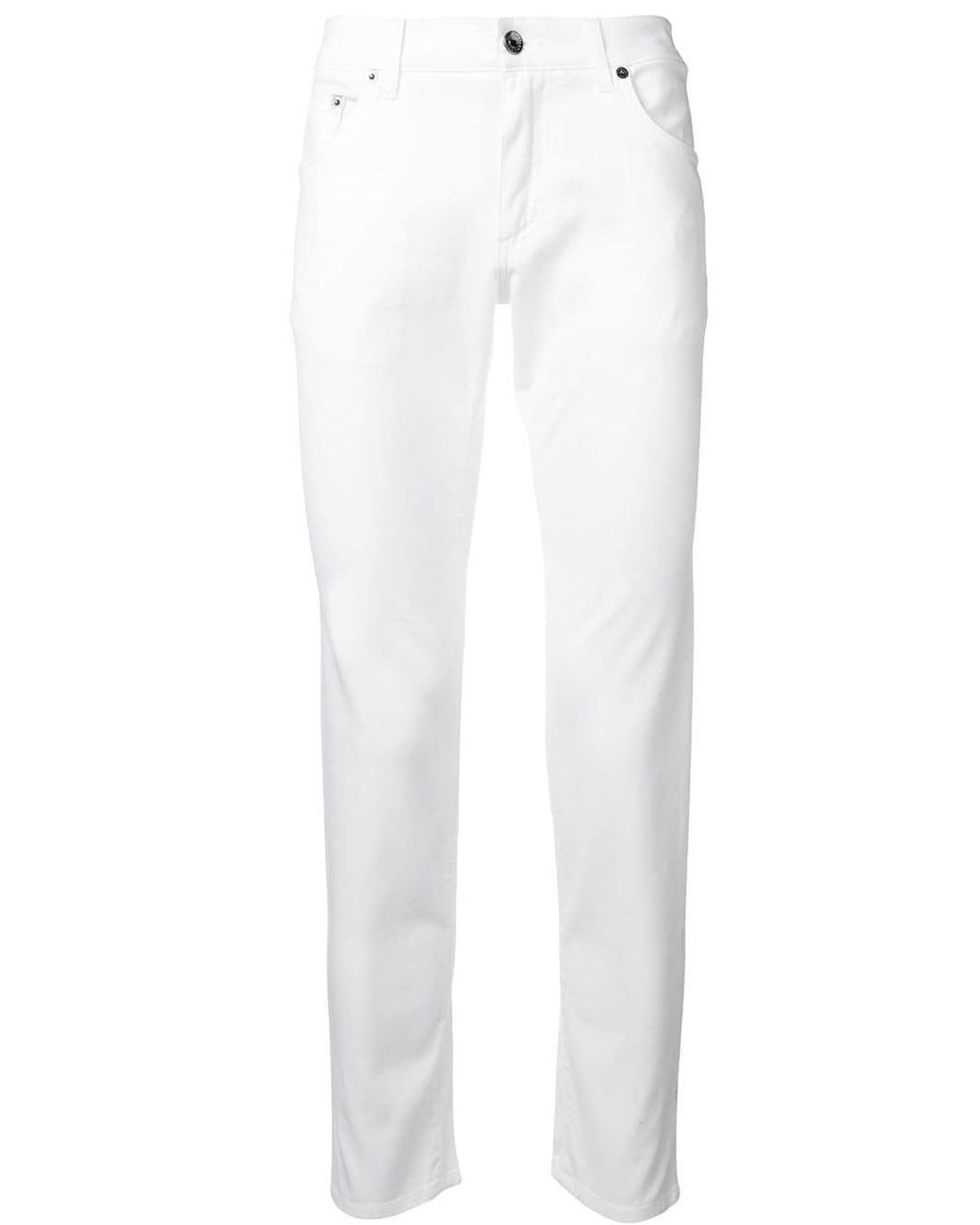 Dolce & Gabbana Denim Jeans in White for Men - Lyst