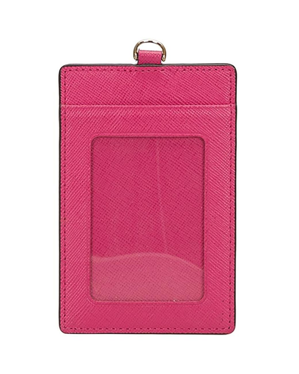MCM Pink Leather Card Holder Save 44 Lyst