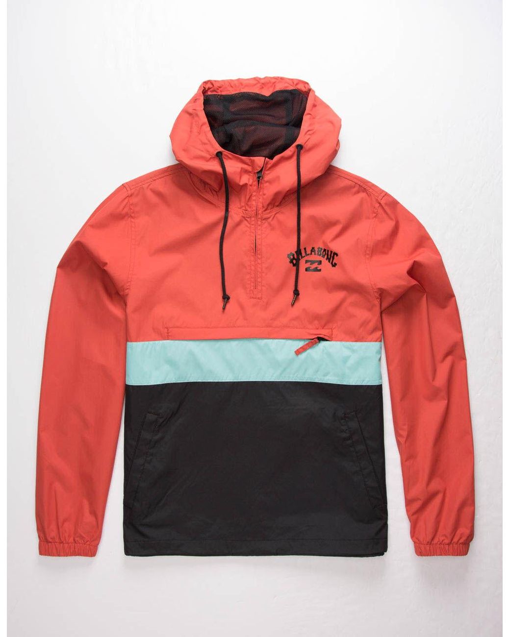 Billabong Synthetic Mens Anorak Jacket in Red for Men Lyst