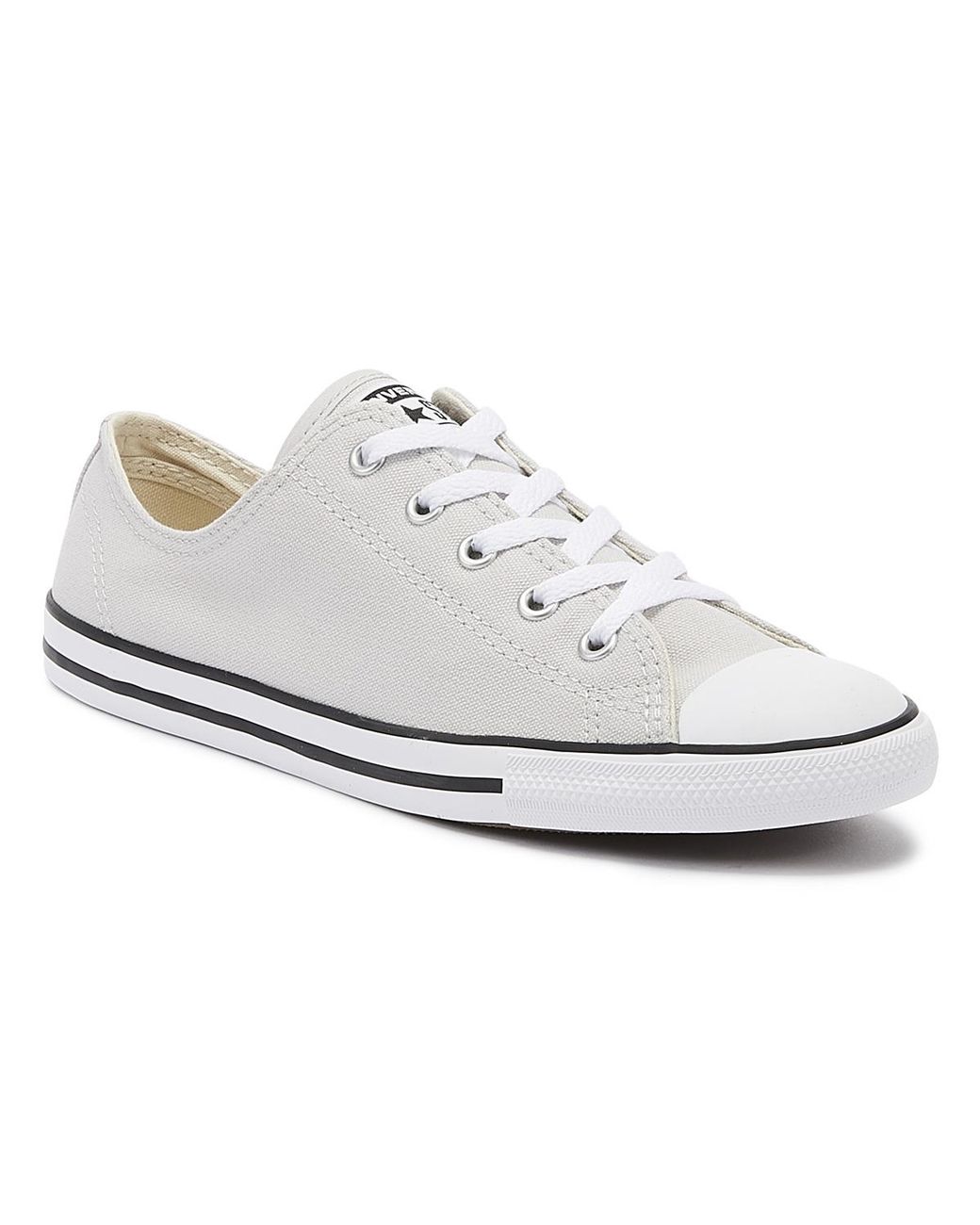 converse dainty white leather