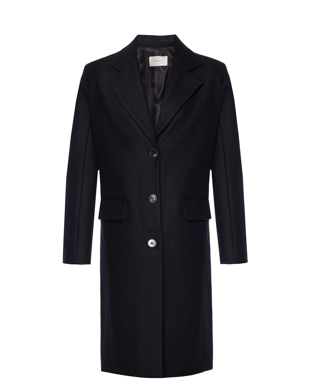 Lyst - The Row Cut-out Coat in Black